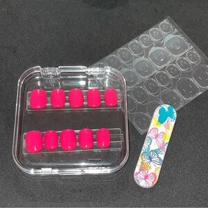 🍂 10 Press-on Nails ~ Hot Like Me ~ Size Extra Small